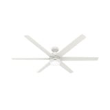 Solaria 6 Blade Outdoor Ceiling Fan with Light Kit 72 Inch W by Hunter Fans - 51477