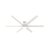 Solaria 6 Blade Outdoor Ceiling Fan with Light Kit 72 Inch W by Hunter Fans - 51477