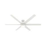 Solaria 6 Blade Outdoor Ceiling Fan with Light Kit 72 Inch W by Hunter Fans - 51477