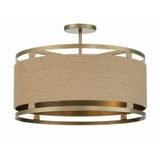 Windward Passage 4 Light 20.5 Inch Wide Semi Flush Mount by Minka Lavery - 3869-695