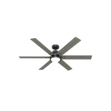 Gravity 6 Blade Ceiling Fan with Light Kit 60 Inches Wide by Hunter Fans - 51883