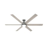 Gravity 6 Blade Ceiling Fan with Light Kit 72 Inches Wide by Hunter Fans - 51884
