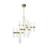 Langston 12 Light Medium Chandelier by Visual Comfort Modern - 700LGSN31BR-LED927