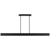 I-Beam 72 1 Light Minimalistic Linear Chandelier by Visual Comfort Modern - 700LSIBM72B-LED927