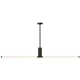 Phobos 1 Light Minimalistic Linear Chandelier by Visual Comfort Modern - 700LSPHB68BZ-LED927