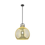 Newton Sphere 1 Light Stem Pendant 20.5 Inch X18 Inch Wide by Innovations - 410-1SL-G410-18_P