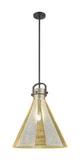 Newton Cone 1 Light Stem Pendant 20 Inch Tall X 18 Inch Wide by Innovations - 410-1SL-G411-18_P