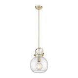 Newton Sphere 1 Light Stem Hung Mini Pendant 10 Inch Wide by Innovations - 410-1SM-G410-10_P