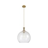Astor 1 Light Cord Hung Pendant 18.5 In and 14 In Wide by Innovations - 415-1P-G12-14_P