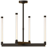 Phobos 4 Light Medium Chandelier by Visual Comfort Modern - 700PHB24BZ-LED927