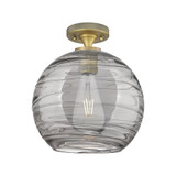 Crown Point 1 Light Flush Mount 9.63 Inch and 10 Inch Wide by Innovations - 434-1F-G12-10_P