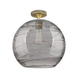 Crown Point 1 Light Flush Mount 9.63 Inch X11.75 Inch Wide by Innovations - 434-1F-G12-12_P