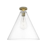 Crown Point 1 Light Berkshire Flush Mount 16 Inch Wide by Innovations - 434-1F-GBC-16_P