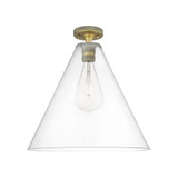 Crown Point 1 Light Berkshire Flush Mount 16 Inch Wide by Innovations - 434-1F-GBC-16_P