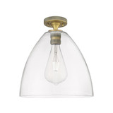 Crown Point 1 Light Bristol Flush Mount 12 Inch Wide by Innovations - 434-1F-GBD-12_P