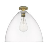 Crown Point 1 Light Bristol Flush Mount 16 Inch Wide by Innovations - 434-1F-GBD-16_P