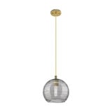 Crown Point 1 Light Cord Hung Pendant 8 Inch and 8 Inch Wide by Innovations - 434-1P-G12-8_P