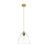 Crown Point 1 Light Cord Pendant 11 Inch Tall X 9 Inch Wide by Innovations - 434-1P-GBD-9_P