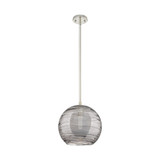 Crown Point 1 Light Stem Pendant 10 Inch Tall X 10 Inch Wide by Innovations - 434-1S-G12-10_P