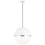 Akova 1 Light Large Pendant by Visual Comfort Modern - 700TDAKV18BR