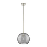 Crown Point 1 Light Stem Hung Pendant 8 Inch and 8 Inch Wide by Innovations - 434-1S-G12-8_P