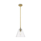 Crown Point 1 Light Berkshire Stem Pendant 8 Inch Wide by Innovations - 434-1S-GBC-8_P