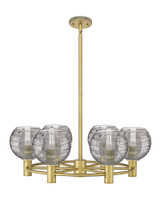 Crown Point 6 Light Stem Chandelier 8.28 Inch X 26 Inch Wide by Innovations - 434-6CR-G12-6_P