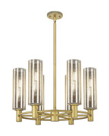 Crown Point 6Light Stem Chandelier 15.25 Inch X 24 Inch Wide by Innovations - 434-6CR-G434-12_P
