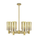 Crown Point 6Light Stem Chandelier 10.38 Inch X 24 Inch Wide by Innovations - 434-6CR-G434-7_P