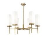 Blakeley 6 Light Stem Chandelier 15.38 Inch and 32 Inch Wide by Innovations - 463-6CR-G463-12_P