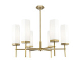 Blakeley 6 Light Stem Chandelier 15.38 Inch and 32 Inch Wide by Innovations - 463-6CR-G463-12_P