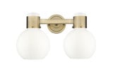 Lawton Sphere 2 Light Bath Vanity 9.63 Inch X 15.5 Inch Wide by Innovations - 464-2W-G464B-7_P