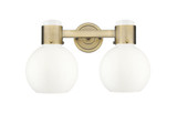 Lawton Sphere 2 Light Bath Vanity 9.63 Inch X 15.5 Inch Wide by Innovations - 464-2W-G464B-7_P
