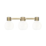 Lawton Sphere 3 Light Bath Vanity 9.63 Inch and 24 Inch Wide by Innovations - 464-3W-G464B-7_P