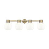 Lawton Sphere 4 Light Bath Vanity 9.63 Inch and 34 Inch Wide by Innovations - 464-4W-G464B-7_P