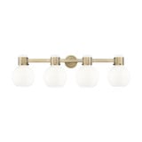 Lawton Sphere 4 Light Bath Vanity 9.63 Inch and 34 Inch Wide by Innovations - 464-4W-G464B-7_P