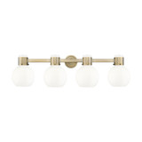 Lawton Sphere 4 Light Bath Vanity 9.63 Inch and 34 Inch Wide by Innovations - 464-4W-G464B-7_P