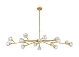 Aurora 16 Light Chandelier 11.5 Inch Tall and 48 Inch Wide by Innovations - 465-16I-G465-CL_P