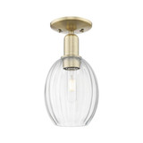 Preston 1 Light Semi Flush Mount 12.25 Inch X 6.25 Inch Wide by Innovations - 716-1C-G459-6_P
