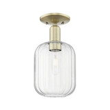 Preston 1 Light Semi Flush Mount 13.25 Inch X 6.75 Inch Wide by Innovations - 716-1C-G460-7_P