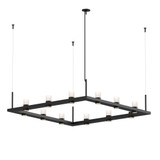 Intervals LED Square Oversized Pendant 56 Inch Wide by Sonneman - 20QKS04C
