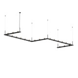 Intervals LED Zig Zag Oversized Pendant 204 Inch Wide by Sonneman - 20QKZ46C