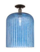 Bridal Veil 1 Light Semi Flush Mount 19 Inch by 12 Inch Wide by Innovations - 716-1C-G559-12_P
