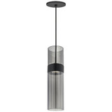 Manette 15W 1 LED Mini Pendant 13.2 Inch Tall by Visual Comfort Modern - 700TDMANMTKB-LED930