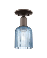 Bridal Veil 1 Light Semi Flush Mount 10.5 In X 5 In Wide by Innovations - 716-1C-G559-5_P