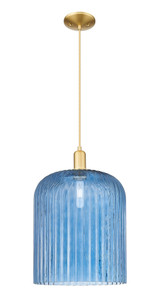 Bridal Veil 1 Light Cord Mini Pendant 12 Inches Wide by Innovations - 716-1P-G559-12_P