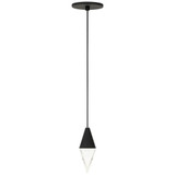 Turret 4.6W 1 LED Line Volt Mini Pendant by Visual Comfort Modern - 700TRSPTRT1RB-LED930