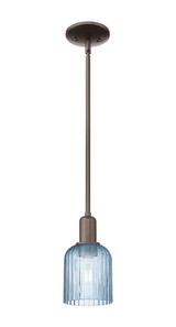 Bridal Veil 1Light Stem Mini Pendant 9.63 Inch X 5 Inch Wide by Innovations - 716-1S-G559-5_P