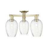 Preston 3Light Semi Flush Mount 13.63 Inch X 23.75 Inch Wide by Innovations - 716-3F-G457-6_P