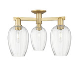 Preston 3Light Semi Flush Mount 13.63 Inch X 23.75 Inch Wide by Innovations - 716-3F-G457-6_P